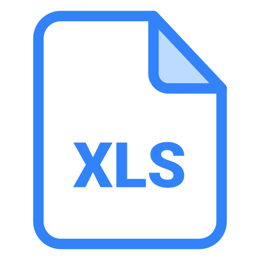 xls Generic color lineal-color icoon