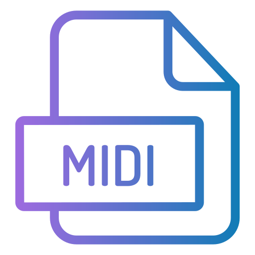 Midi Generic gradient outline icon