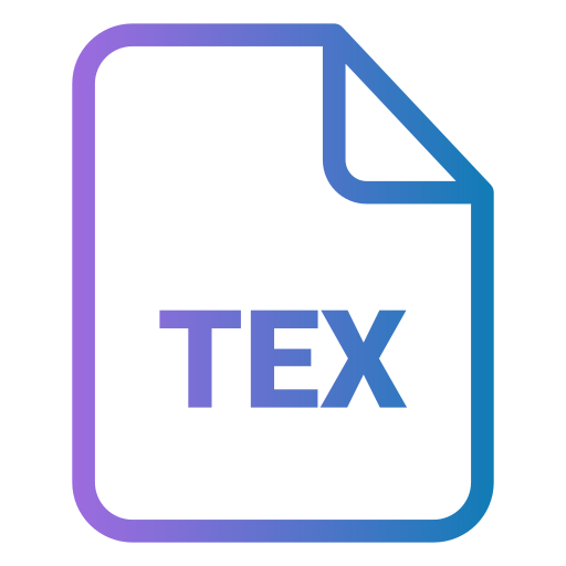Tex Generic gradient outline icon