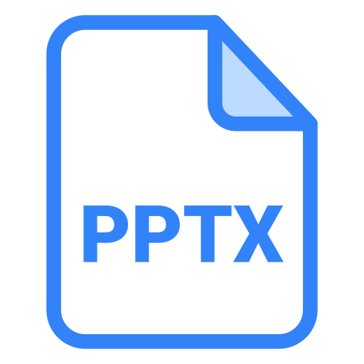 Pptx Generic color lineal-color icon