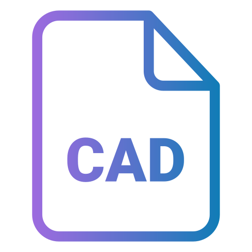 Cad Generic gradient outline icon