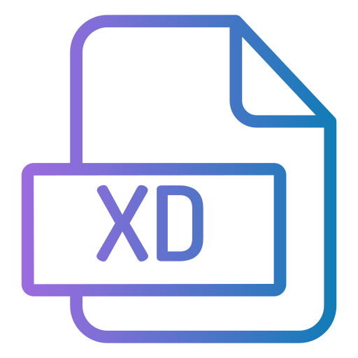 xd Generic gradient outline icon