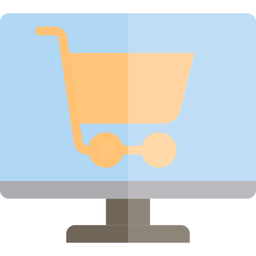 tienda online srip Flat icono