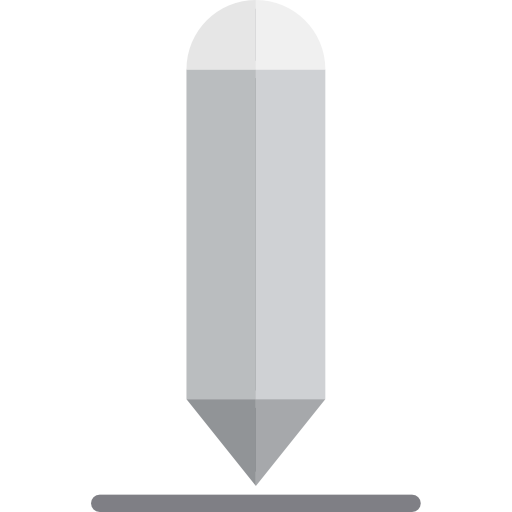 Pencil srip Flat icon