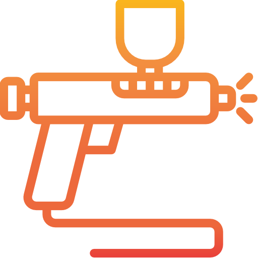 Spray gun itim2101 Gradient icon