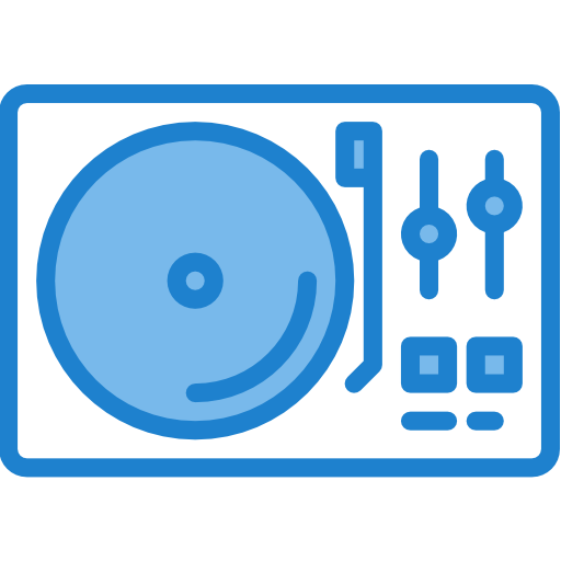 Turntable itim2101 Blue icon