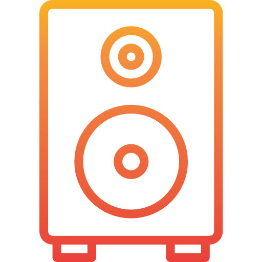 głośnik itim2101 Gradient ikona