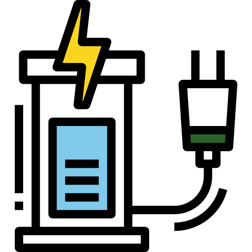 Electric station Nhor Phai Lineal Color icon