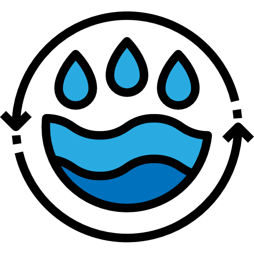 Water cycle Nhor Phai Lineal Color icon