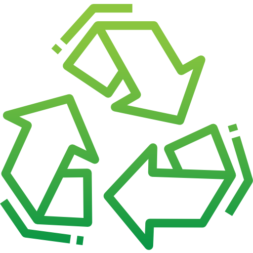 recycling Nhor Phai Lineal Gradient icon