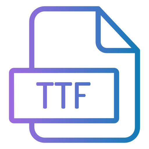 ttf Generic gradient outline icon