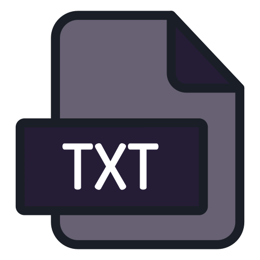 tekst Generic color lineal-color icoon