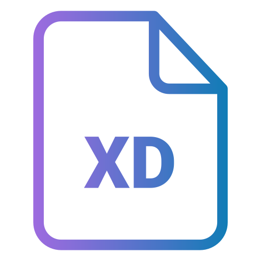 xd Generic gradient outline icona