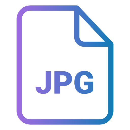 Jpg Generic gradient outline icon