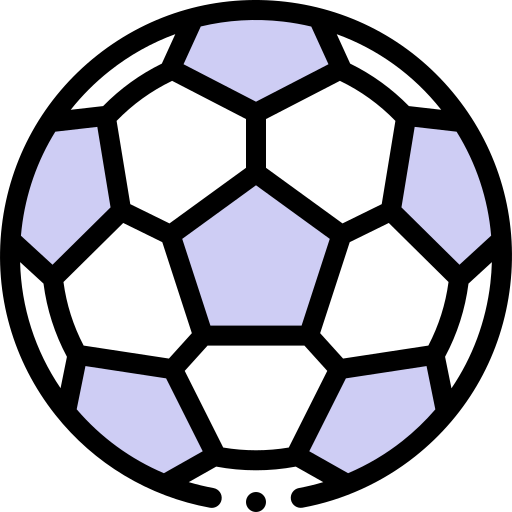 フットボール Detailed Rounded Lineal color icon