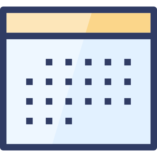 Calendar Generic color lineal-color icon