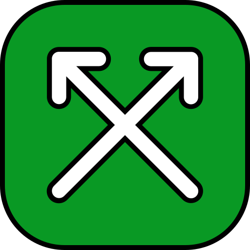 Two arrow Generic color lineal-color icon
