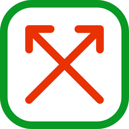 Two arrow Generic color outline icon