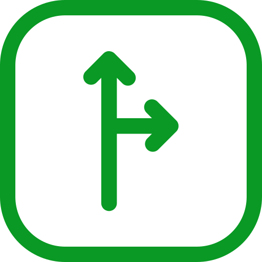 zwei wege Generic color outline icon
