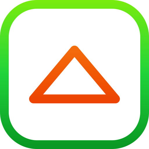 Up arrow Generic gradient outline icon