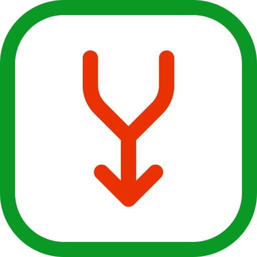 flecha hacia abajo Generic color outline icono