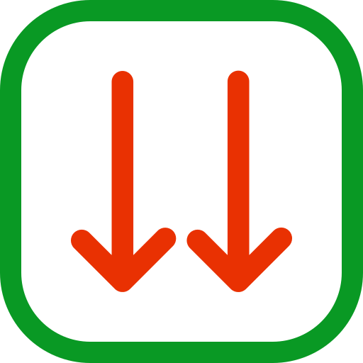 下矢印 Generic color outline icon