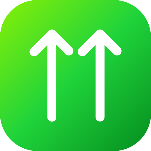 Double arrow Generic gradient fill icon