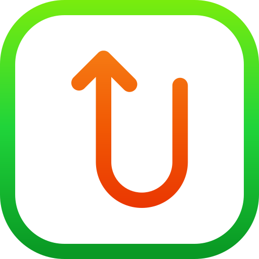 uターン Generic gradient outline icon