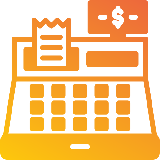 Cash register Generic gradient fill icon