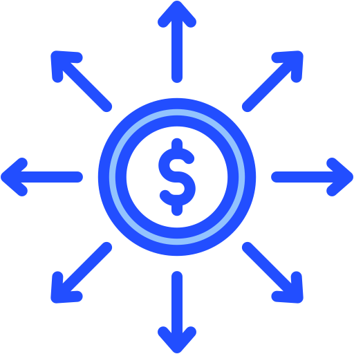 Market share Generic color lineal-color icon