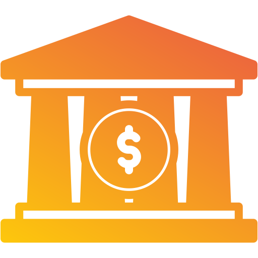 Bank Generic gradient fill icon