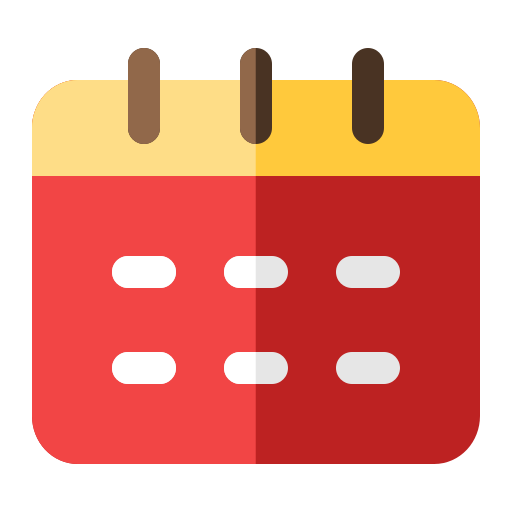 calendario Generic color fill icono