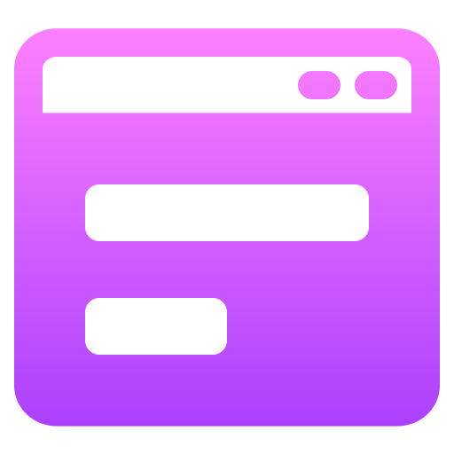 Contact form Generic gradient fill icon