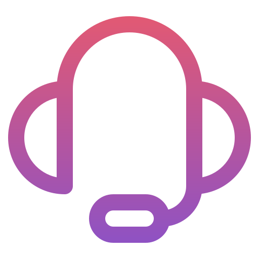 headset Generic gradient outline icon