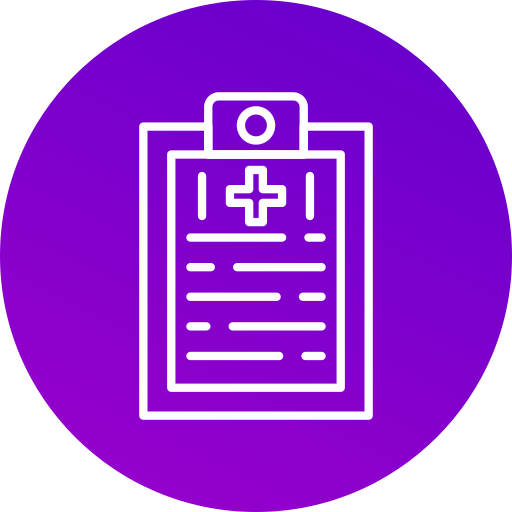 Medical history Generic gradient fill icon