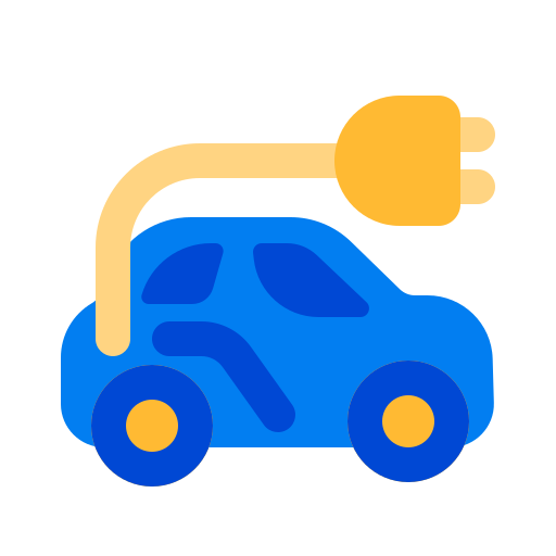 車の充電 Generic color fill icon