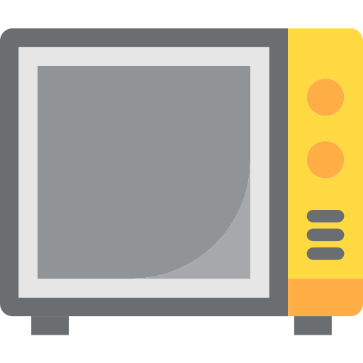 microonde srip Flat icona