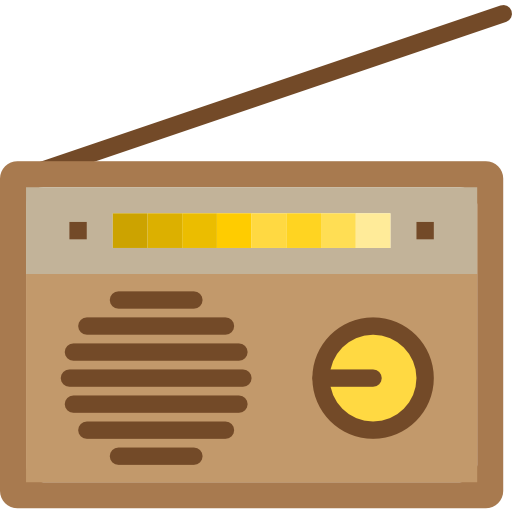 Radio srip Flat icon
