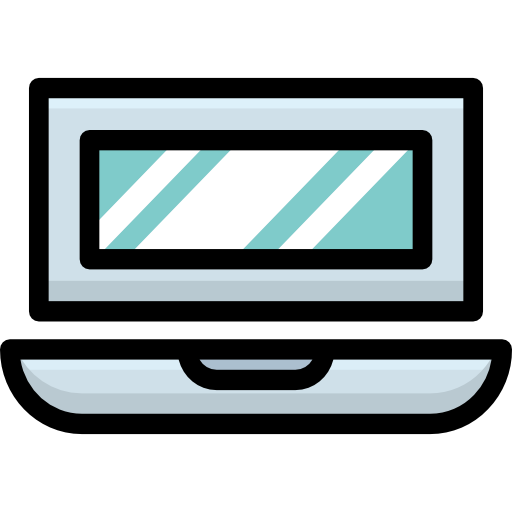 ordenador portátil Berkahicon Lineal Color icono