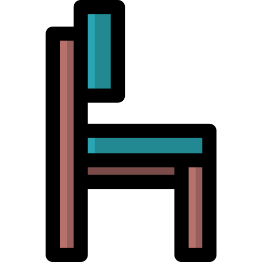 silla Berkahicon Lineal Color icono