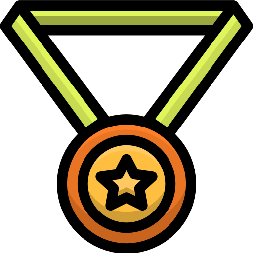 medalla Berkahicon Lineal Color icono