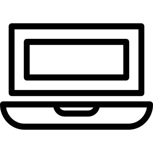 ordenador portátil Berkahicon Lineal icono