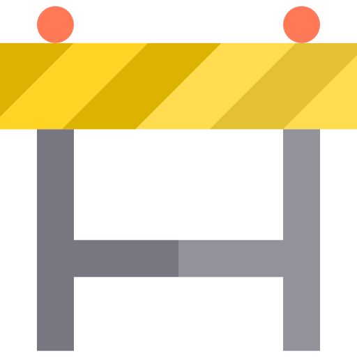 barrera srip Flat icono