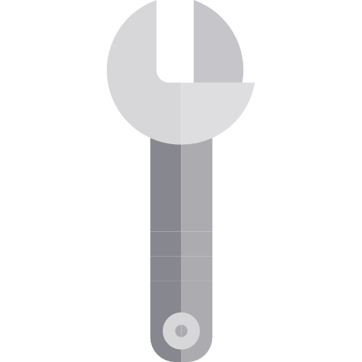 Гаечный ключ srip Flat иконка