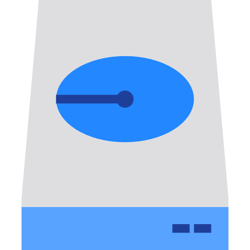 ハードディスク srip Flat icon