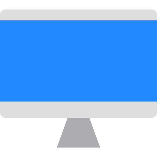 Monitor srip Flat icon