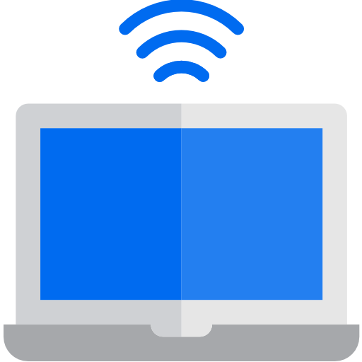 laptop srip Flat icon
