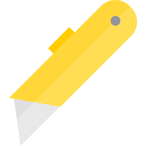 cutter srip Flat icon