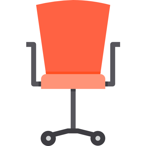 sedia della scrivania itim2101 Flat icona