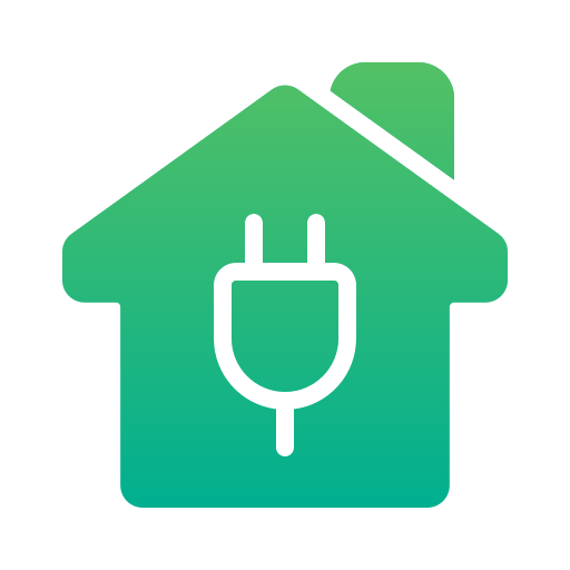 Electric home Generic gradient fill icon